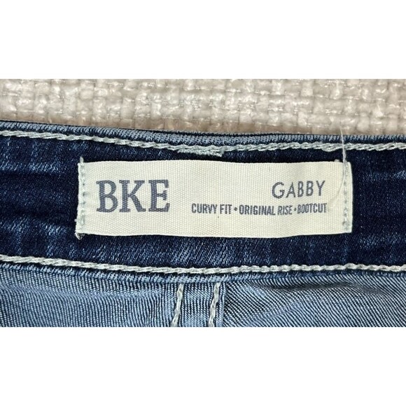 BKE Gabby Jeans Curvy Fit Bootcut Stretch Women's 38x35.5 Blue Original Rise - Picture 5 of 13